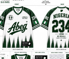 Abeg oversized jersey